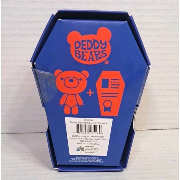 Deddy Bears Series 4 Mystery Blind Coffin 4" Plush Hank Hotpot Plush Toy Plushie - Picture 4 of 4